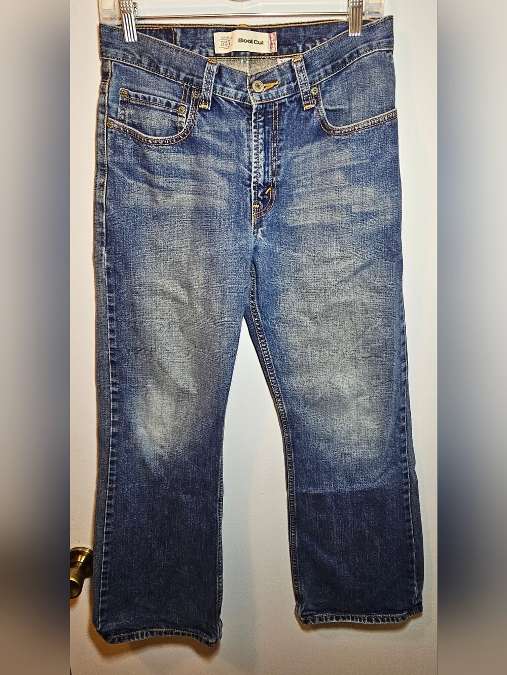 Levis‎ 527 Jeans Boys 16 Regular 28x28 Blue Boot Cut Denim